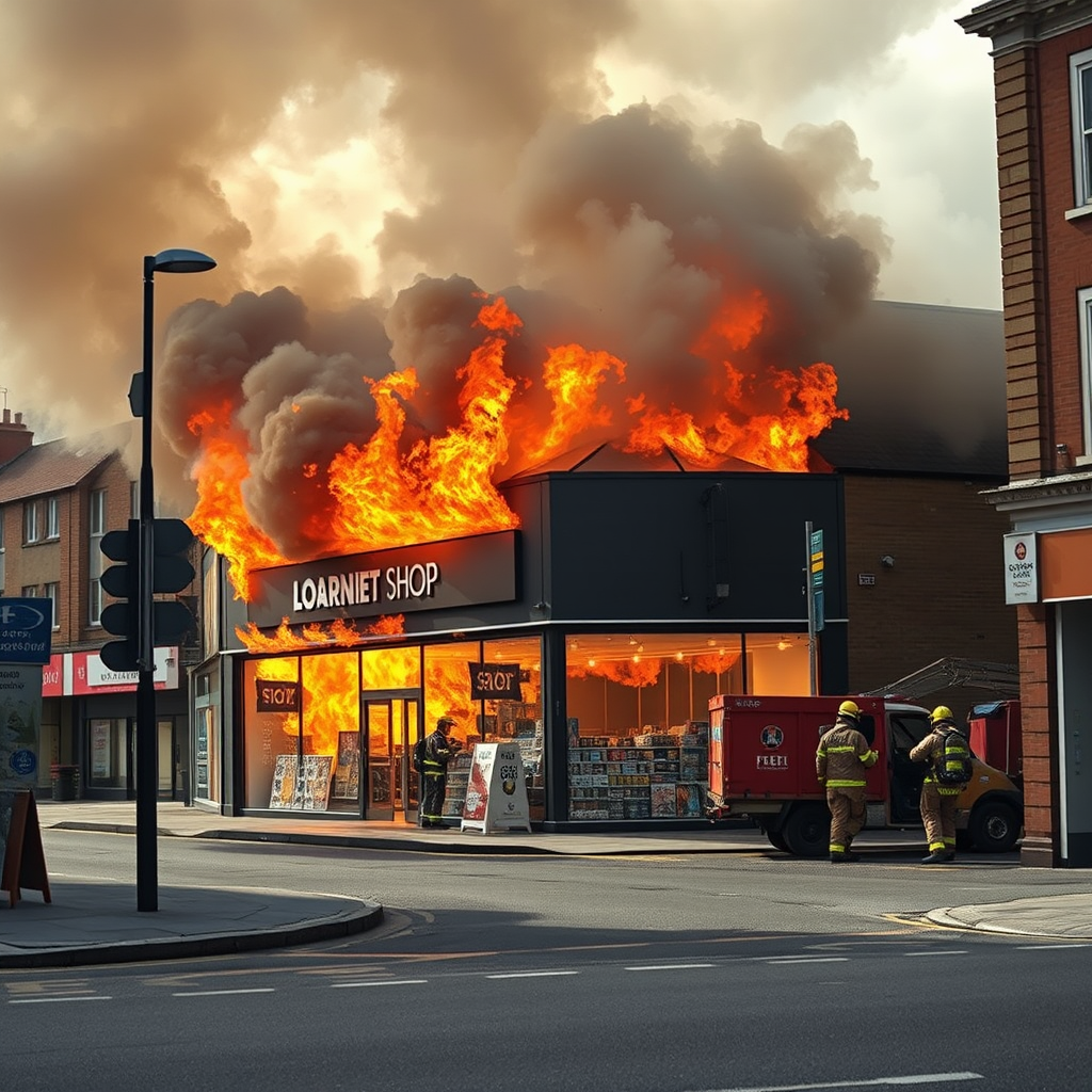 Nottingham carpet business destroyed by devastating blaze